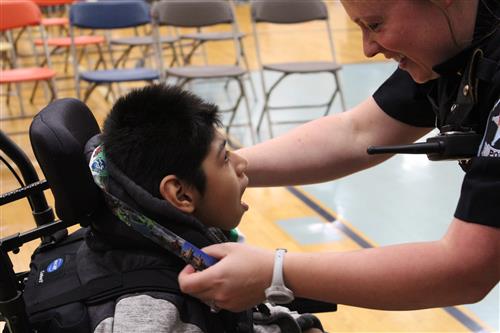 Police Help at Canton Motor Day 